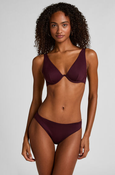 Hunkemöller Neoprene Rio Bikinibroekje Paars