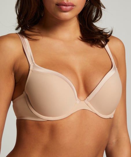 Soutien-gorge à armatures préformé Satin Fleece, Beige
