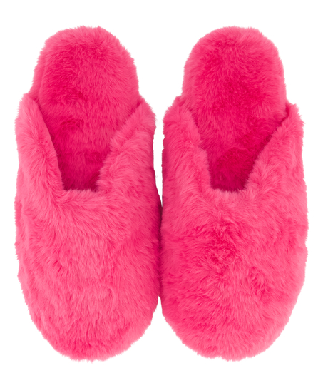 Teddy slippers, Roze