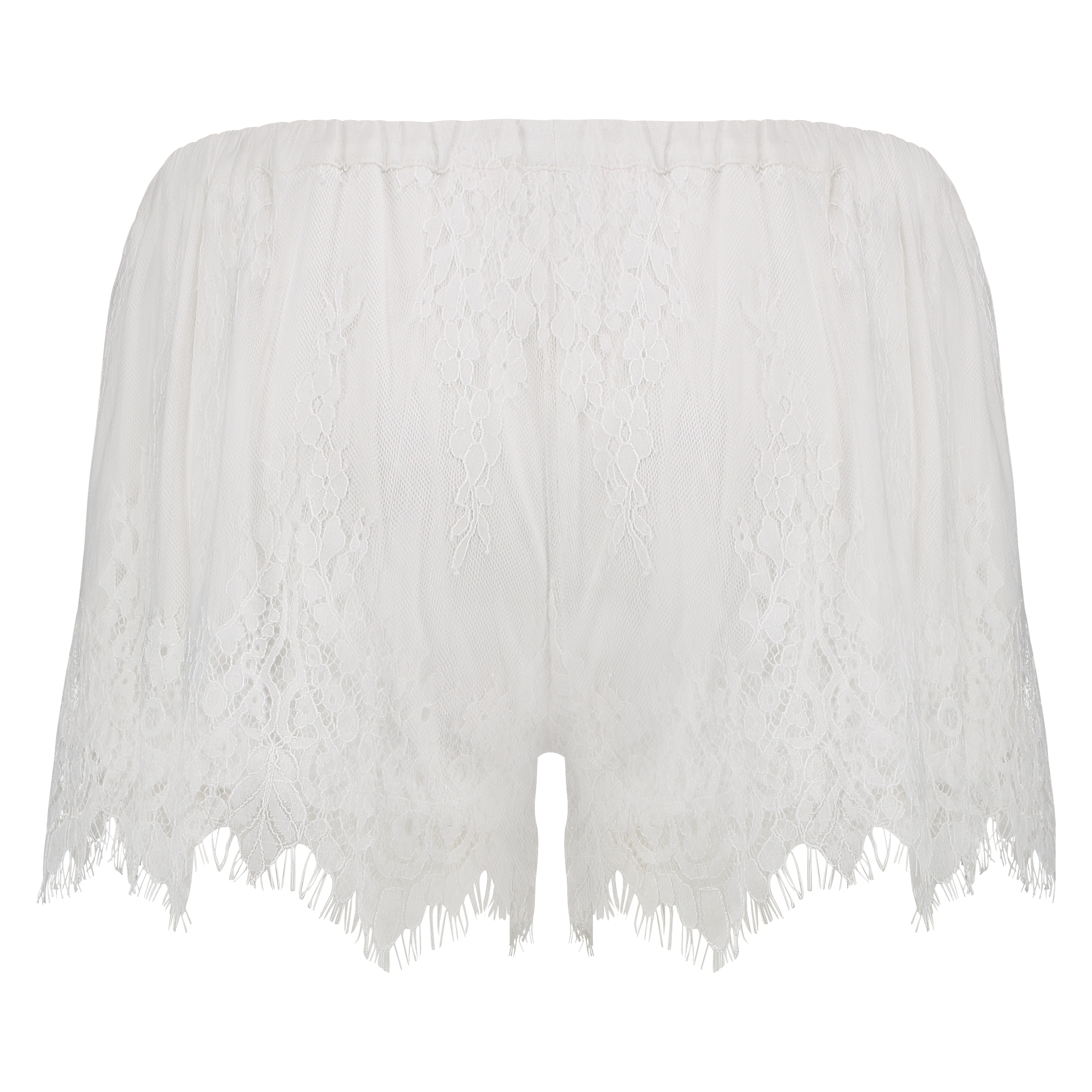 Short Lace, Blanc, main