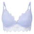 Soutien-gorge &agrave; armatures push-up pr&eacute;form&eacute; Emilia, Bleu