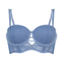 Voorgevormde strapless beugel bh Molly, Blauw