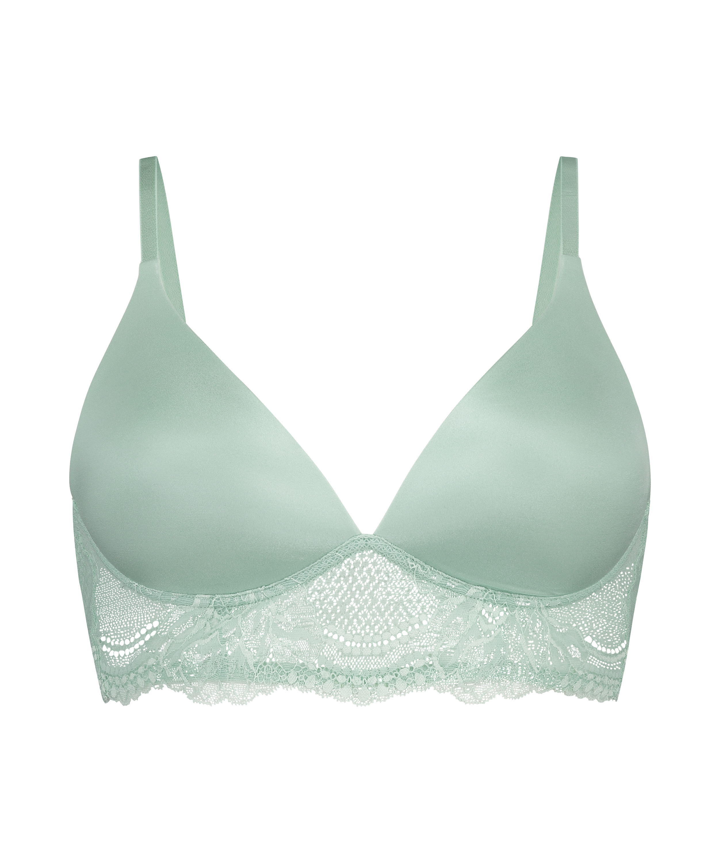 Soutien-gorge rembourré sans armatures Leonie, Vert, main