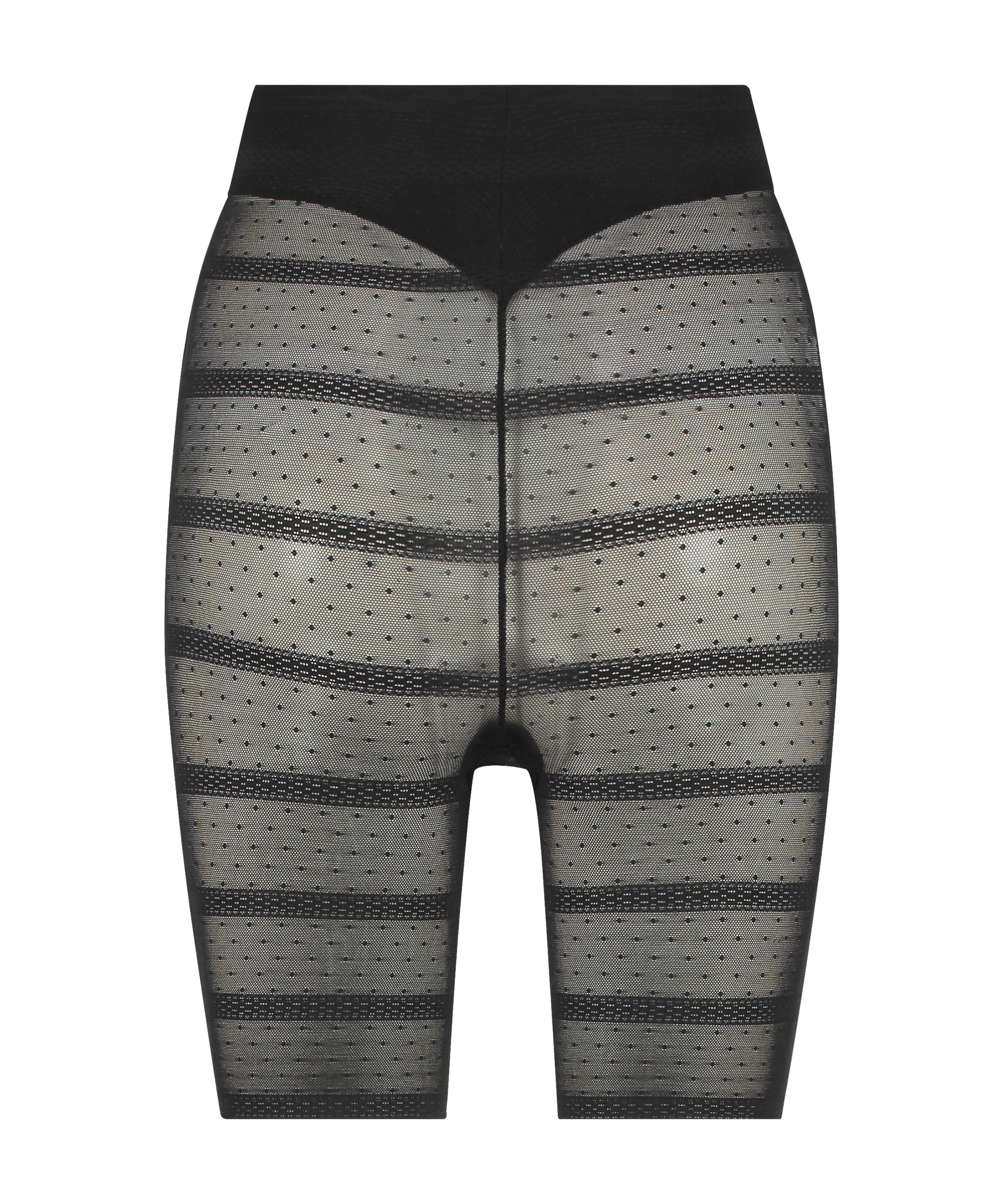 Pantalon slim en maille réhaussante raffermissante, Noir, main