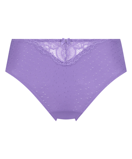 Slip taille haute Sophie, Pourpre