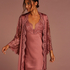 Kimono All Over Lace, Roze
