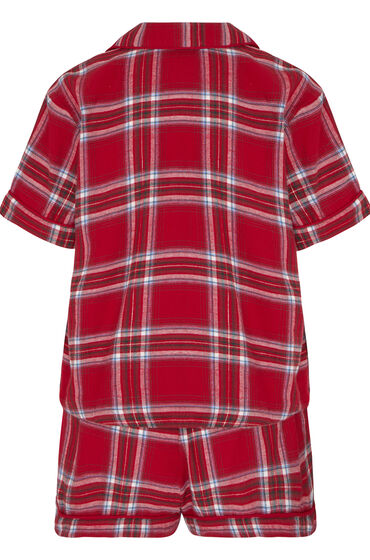 Hunkemöller Pyjamaset Twill Rood, foto 2