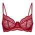 Soutien-gorge non-rembourr&eacute; &agrave; armatures Isabelle, Rouge