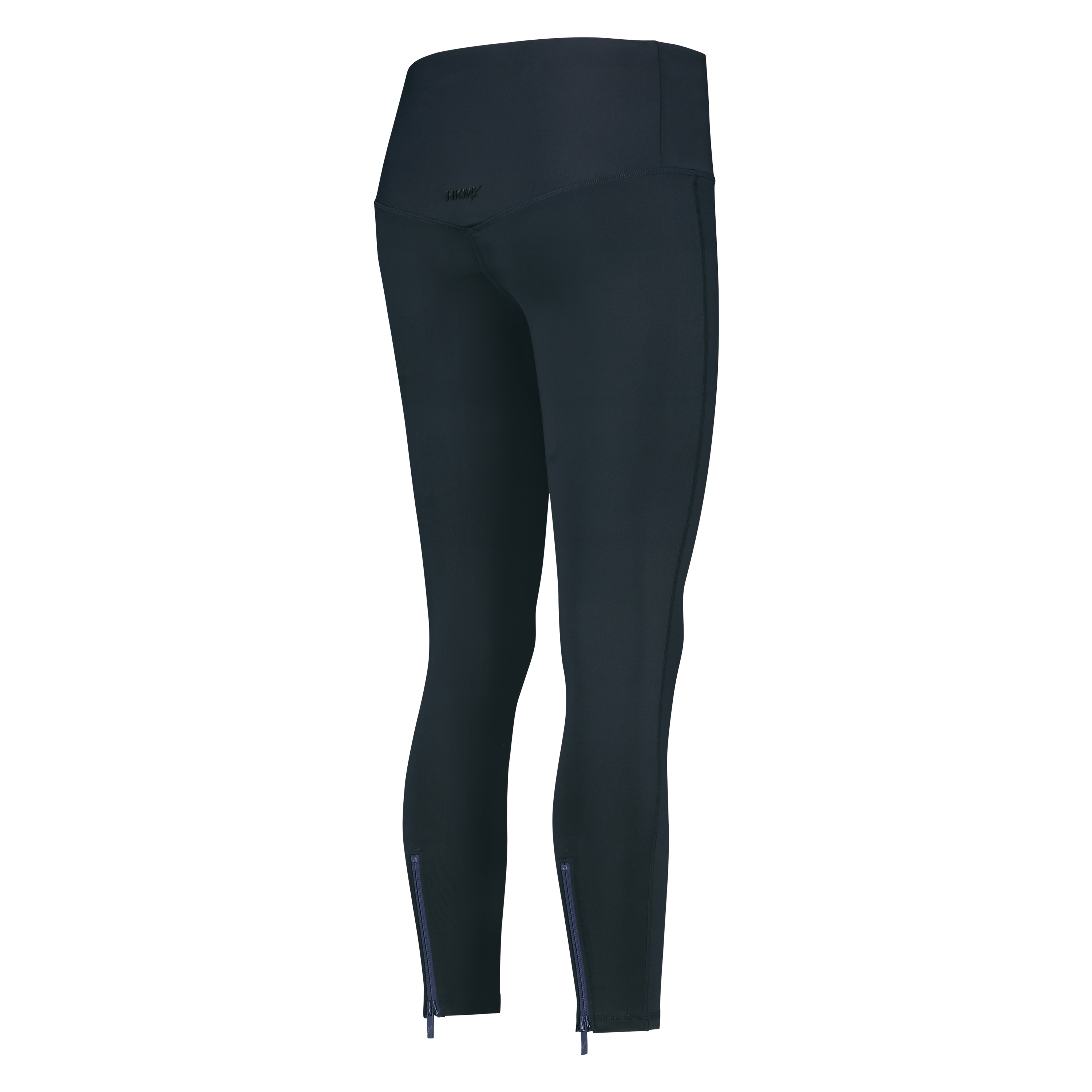 HKMX high waist sport legging zip level 2, Zwart, main