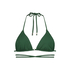 Haut de bikini triangle Digura, Vert