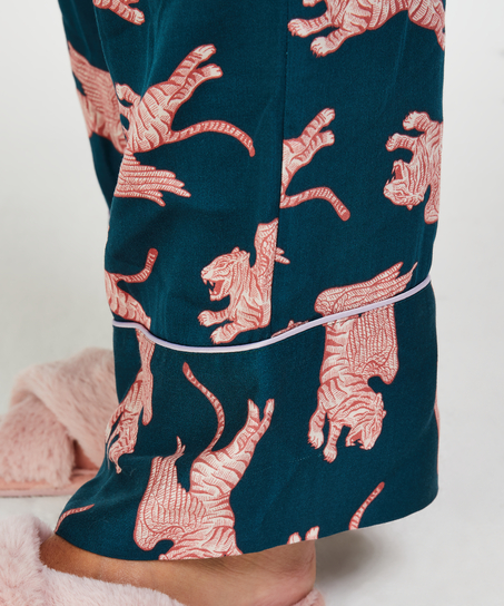 Pyjamabroek Woven, Blauw