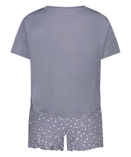 Ensemble de pyjama court, Pourpre