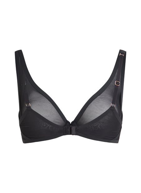 Soutien-gorge non-rembourr&eacute; &agrave; armatures Essential, Noir