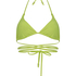 Haut de bikini triangle Wild, Vert