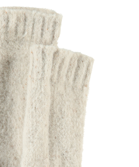 Chaussettes Duveteuses, Blanc