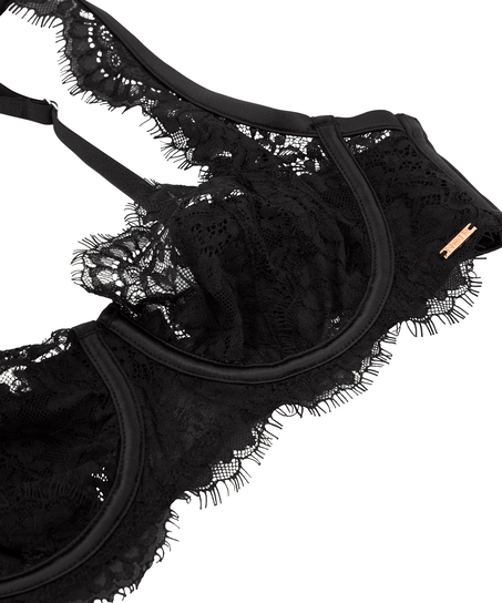 Niet voorgevormde beugel bh Chalice, Zwart