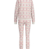 Pyjamaset met tas, Beige
