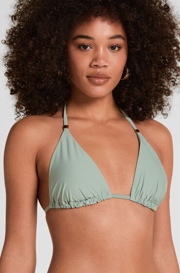 Hunkemöller Triangle Bikini Top Luxe Groen