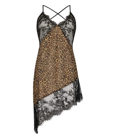 Slipdress Ellie, Zwart