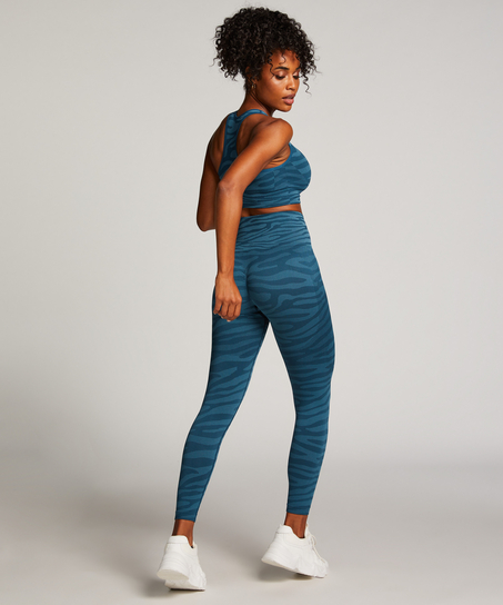 HKMX naadloze Sport bh, Blauw