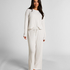 Pantalon de pyjama Pointelle, Beige
