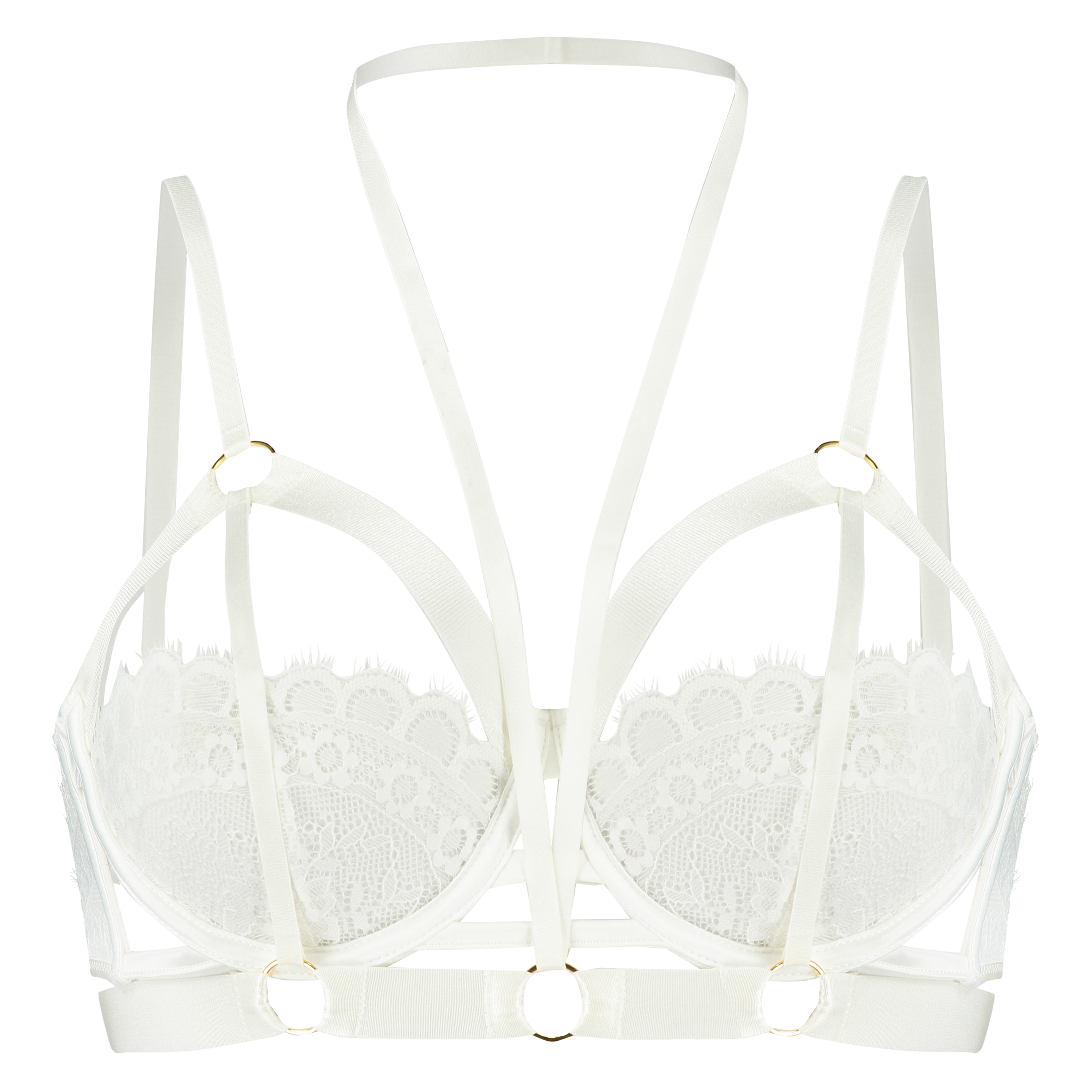 Soutien-gorge &agrave; armatures non-pr&eacute;form&eacute; Jacky, Blanc, main