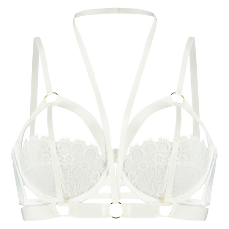 Soutien-gorge &agrave; armatures non-pr&eacute;form&eacute; Jacky, Blanc
