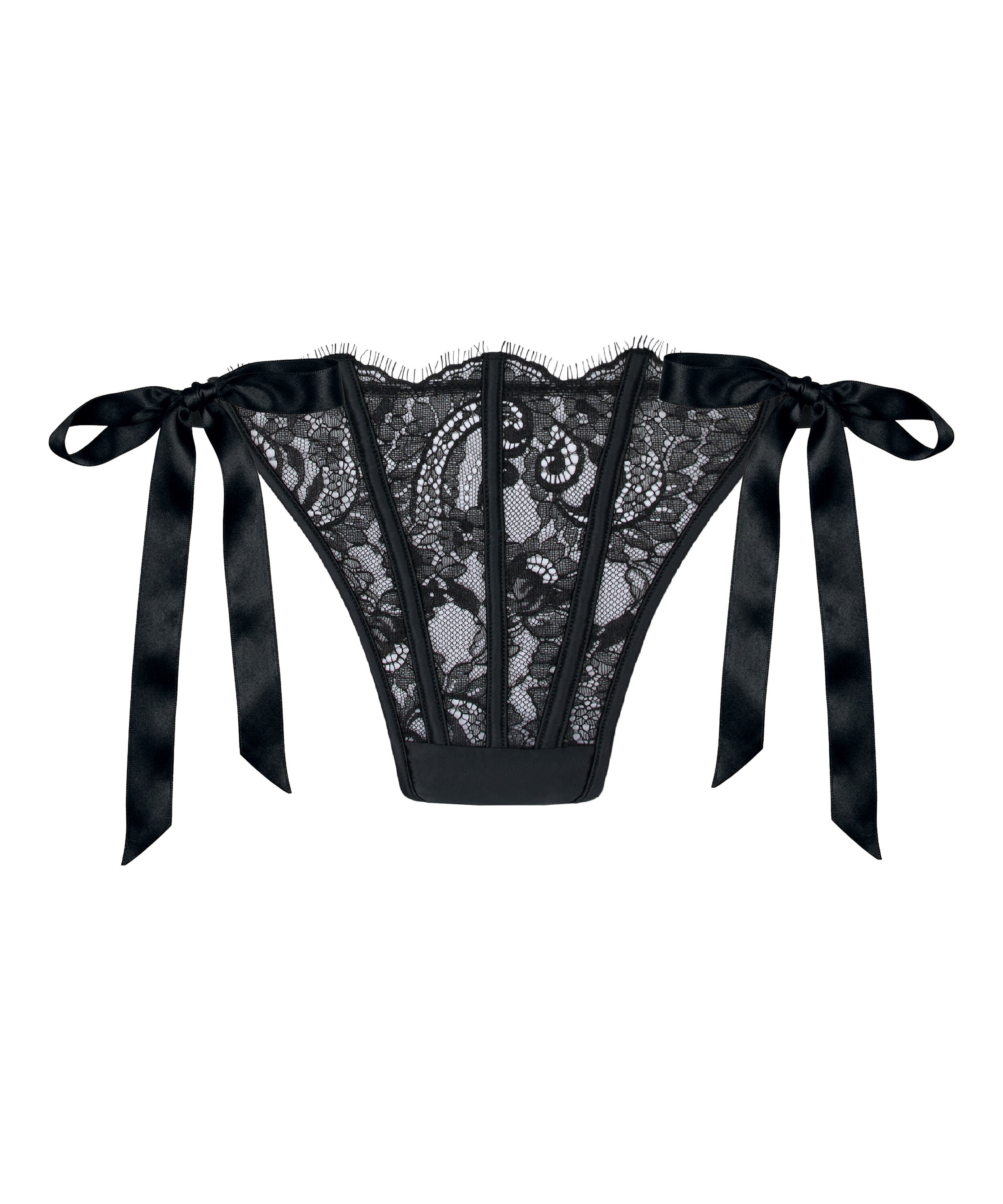 String échancré Sylvia, Noir