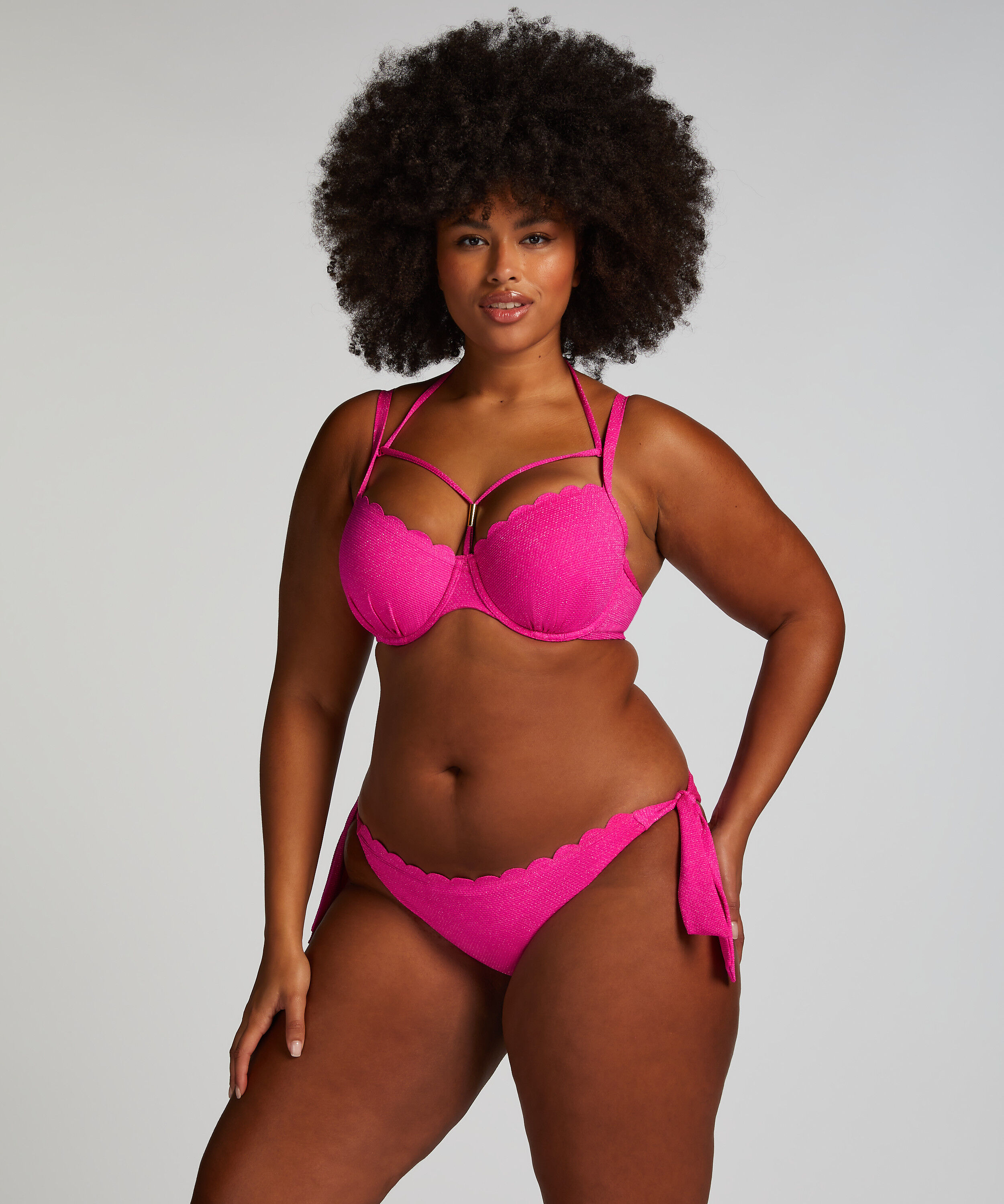 Bikinitop Scallop Lurex