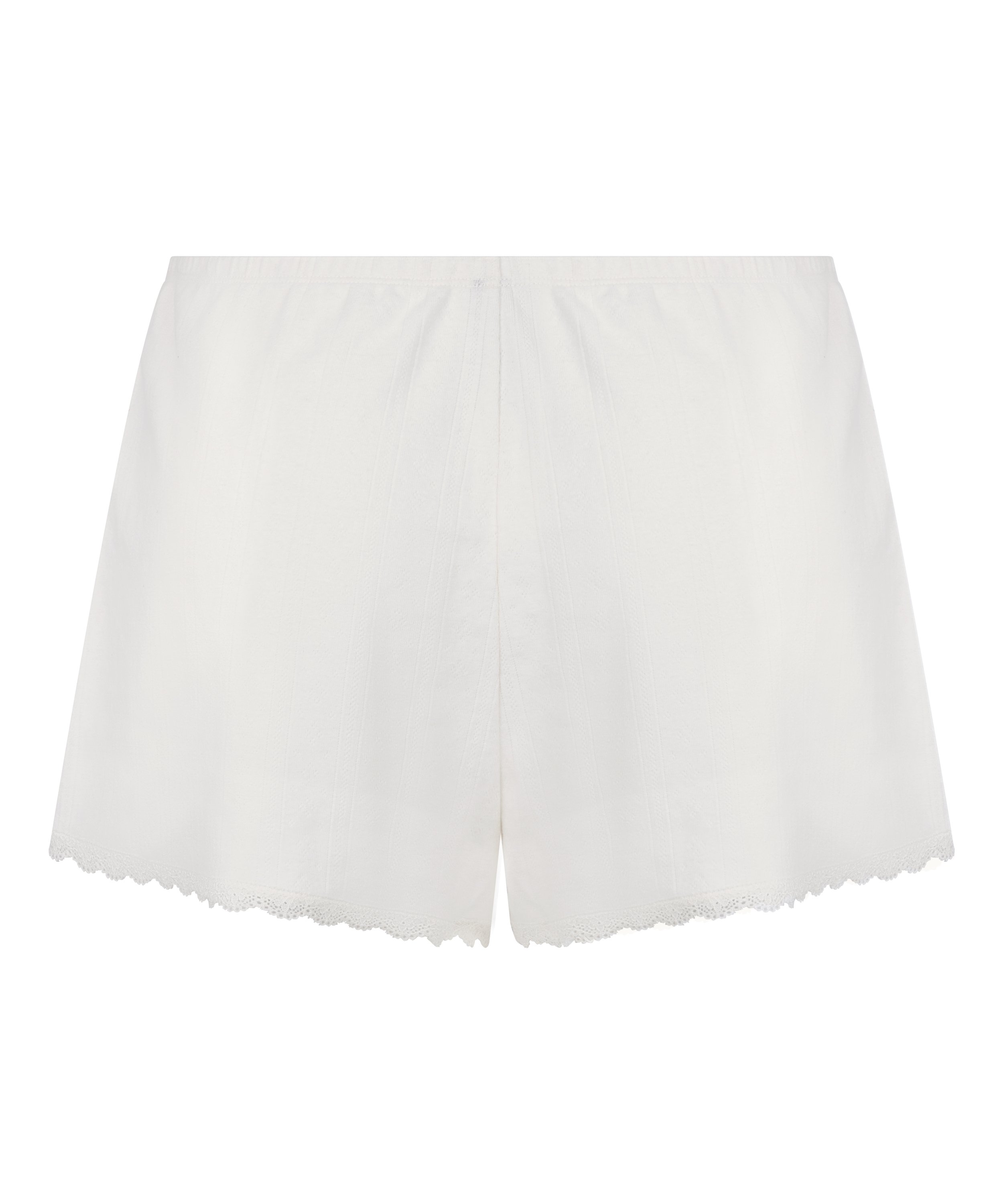 Pointelle Short, Wit, main