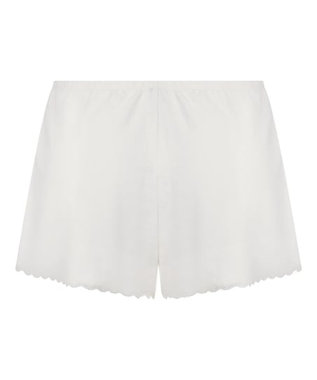 Pointelle Short, Wit
