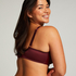 Soutien-gorge à armatures non-préformé minimiseur Nina, Pourpre