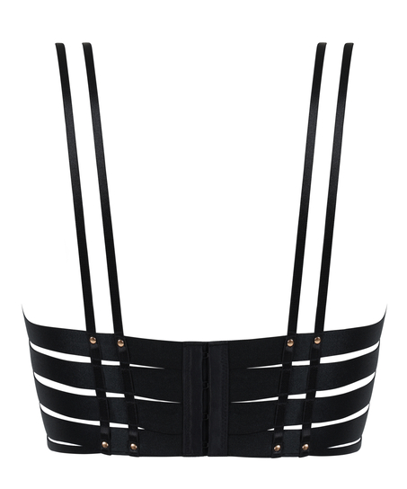 Soutien-gorge à armatures préformé longline Athena, Noir