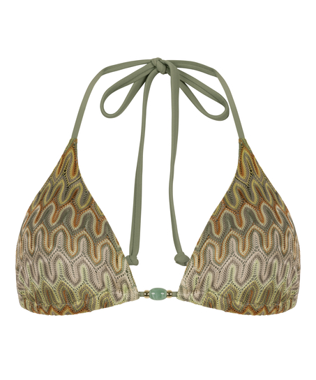 Triangel bikinitop Cali, Groen