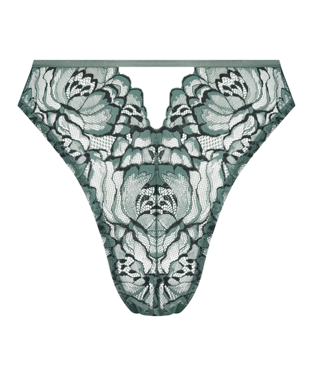 Slip br&eacute;silien Abby, Vert