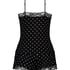 Korte pyjamaset Cami, Zwart