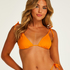 Triangel bikinitop Texture, Zwart