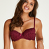 Soutien-gorge &agrave; armatures pr&eacute;form&eacute; Rose, Rouge