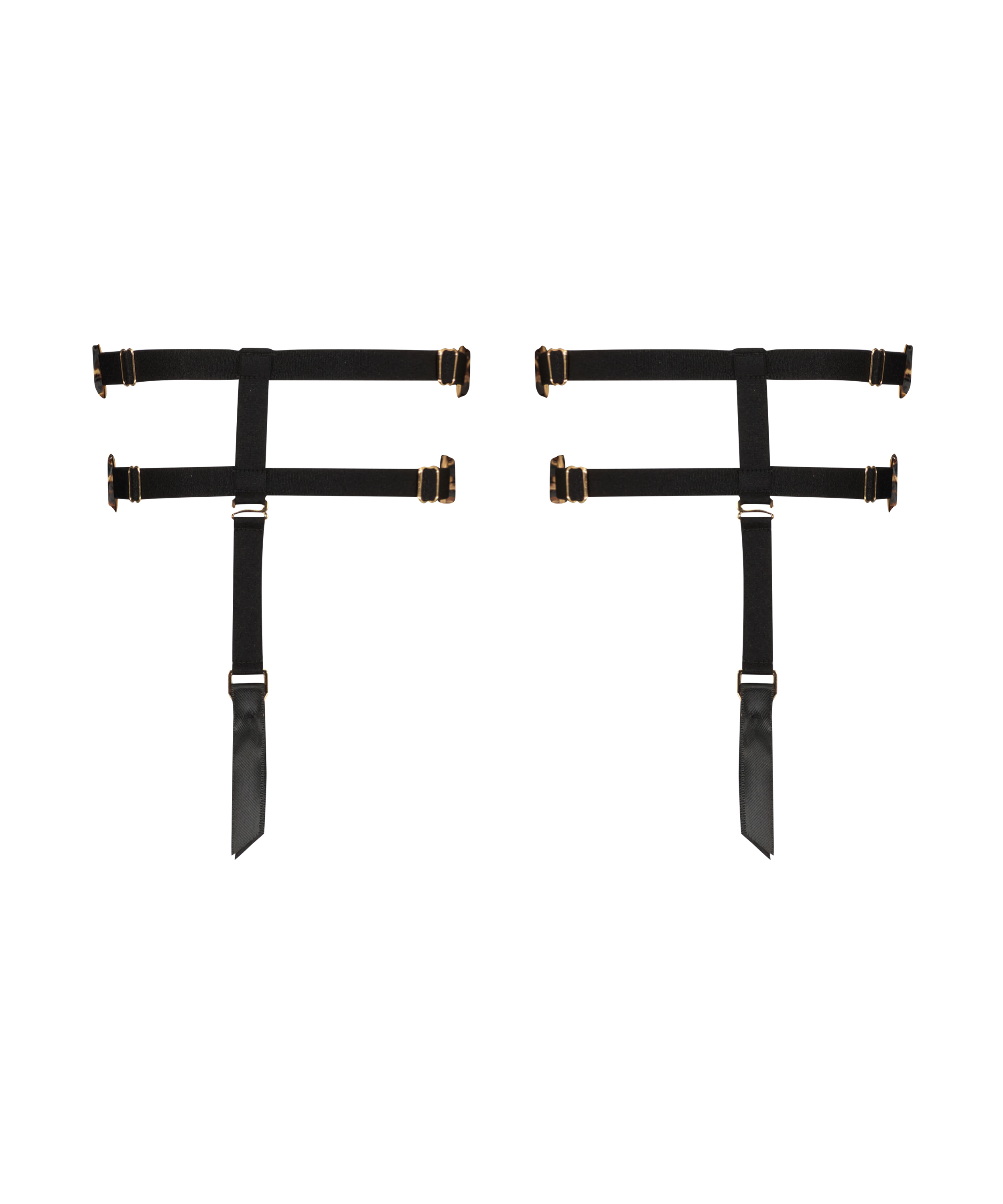 Private suspender cuffs, Zwart, main