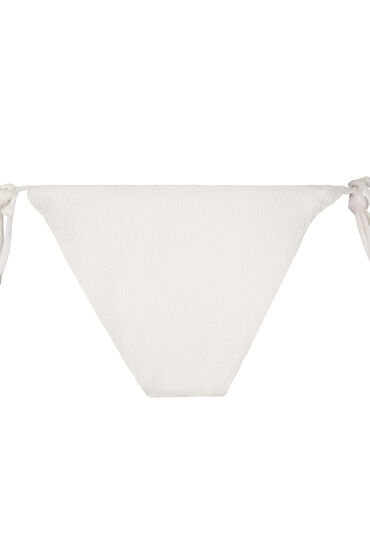 Hunkemöller Hoog Uitgesneden Bikinibroekje Crinkle Wit, foto 2