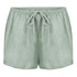 Satin Shorts Ayla, Vert