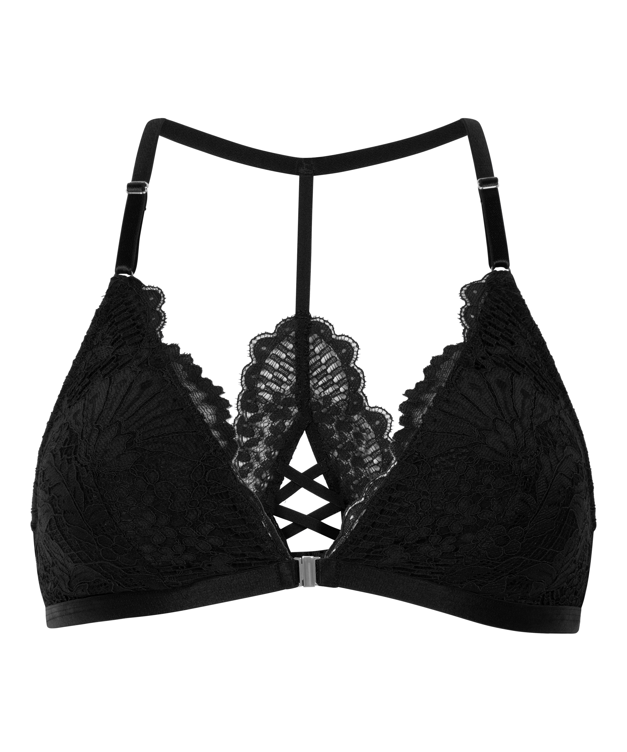 Bralette Whitney, Zwart, main