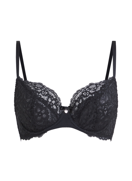 Soutien-gorge à armatures non-préformé Marine, Noir
