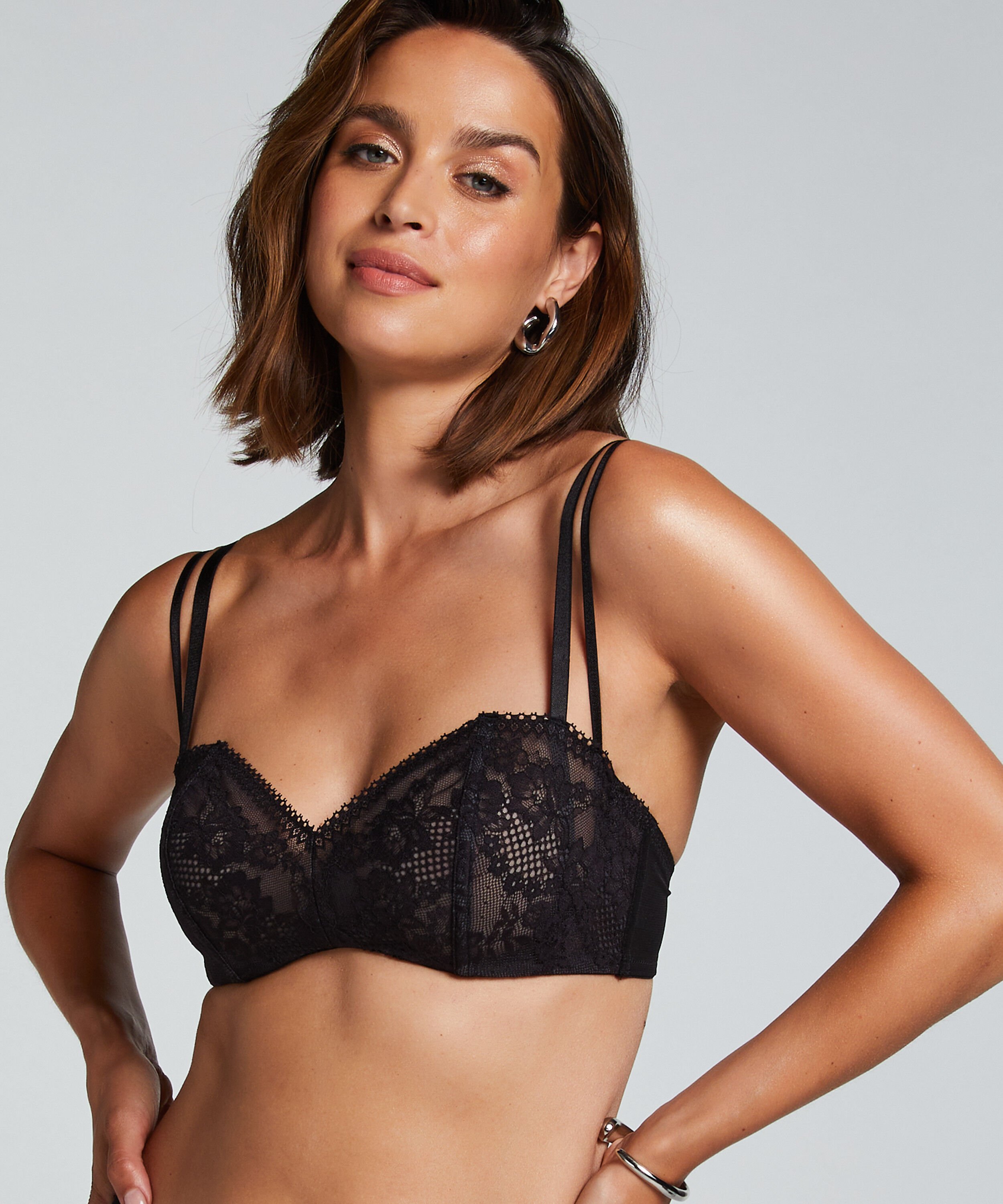 Soutien-gorge &agrave; armatures non pr&eacute;form&eacute; Vera, Noir