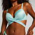 Voorgevormde push-up bikinitop met beugel Sydney, Blauw