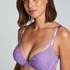 Soutien-gorge à armatures maximiseur préformé Daisy, Pourpre