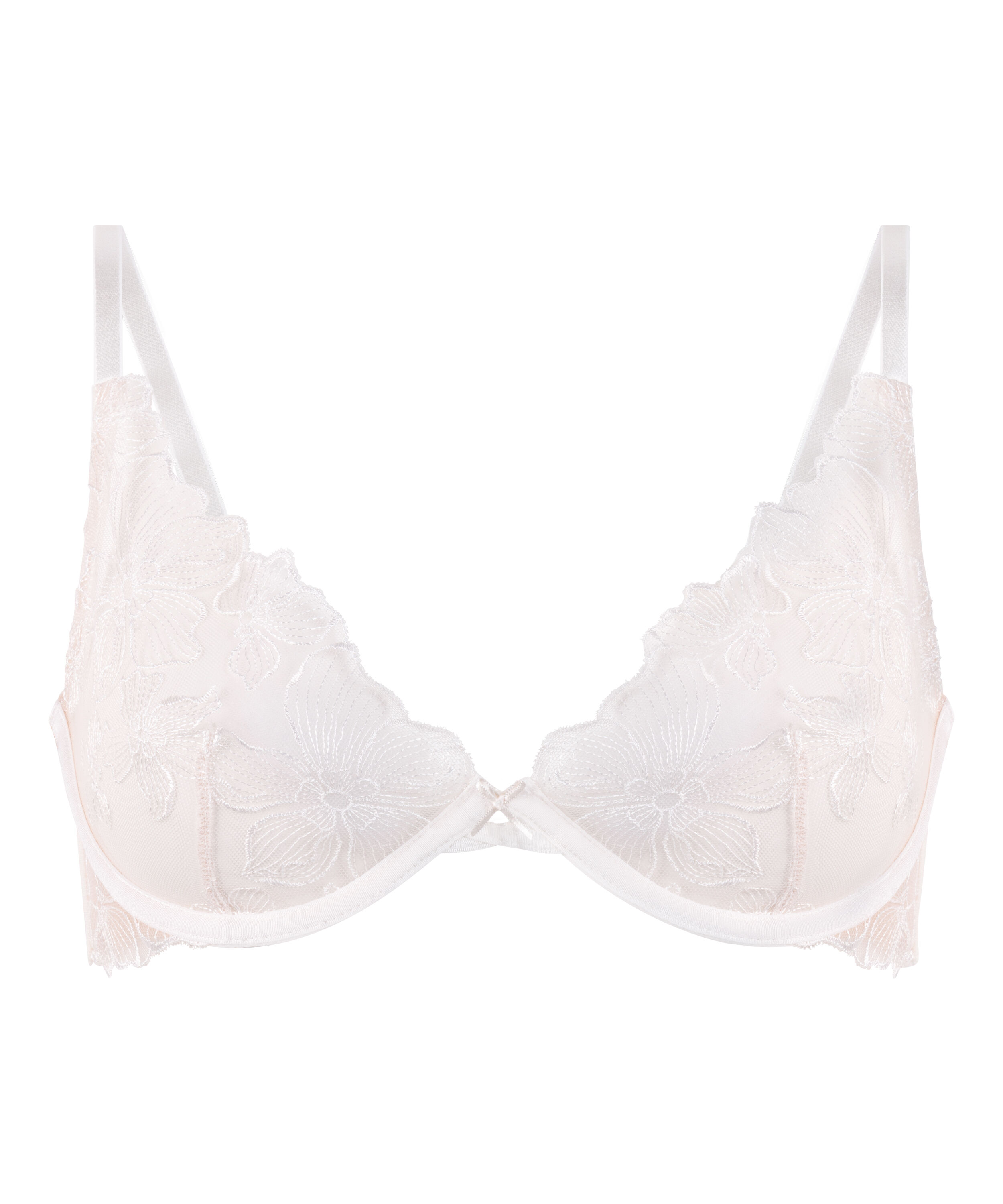 Soutien-gorge &agrave; armatures non-pr&eacute;form&eacute; Lauren, Blanc