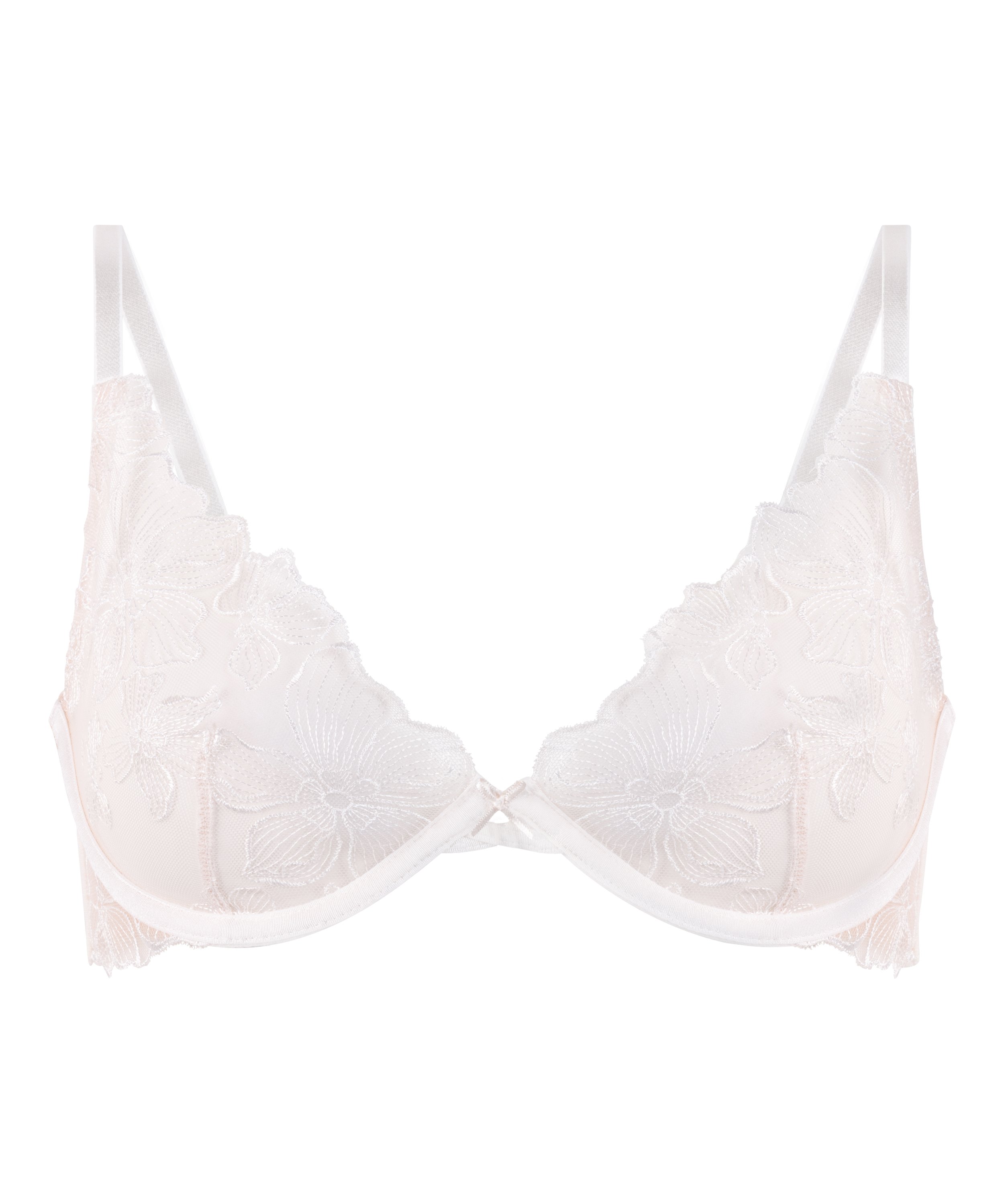 Soutien-gorge &agrave; armatures non-pr&eacute;form&eacute; Lauren, Blanc, main