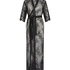 Lange Kimono Allover Lace, Zwart