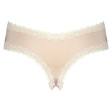 Slip brésilien V-shape micro, Beige